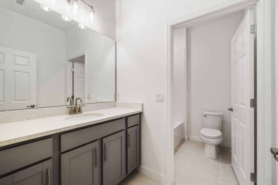 Furnished interior view inside a new home in Trinity Gardens, Deland (Image 5).