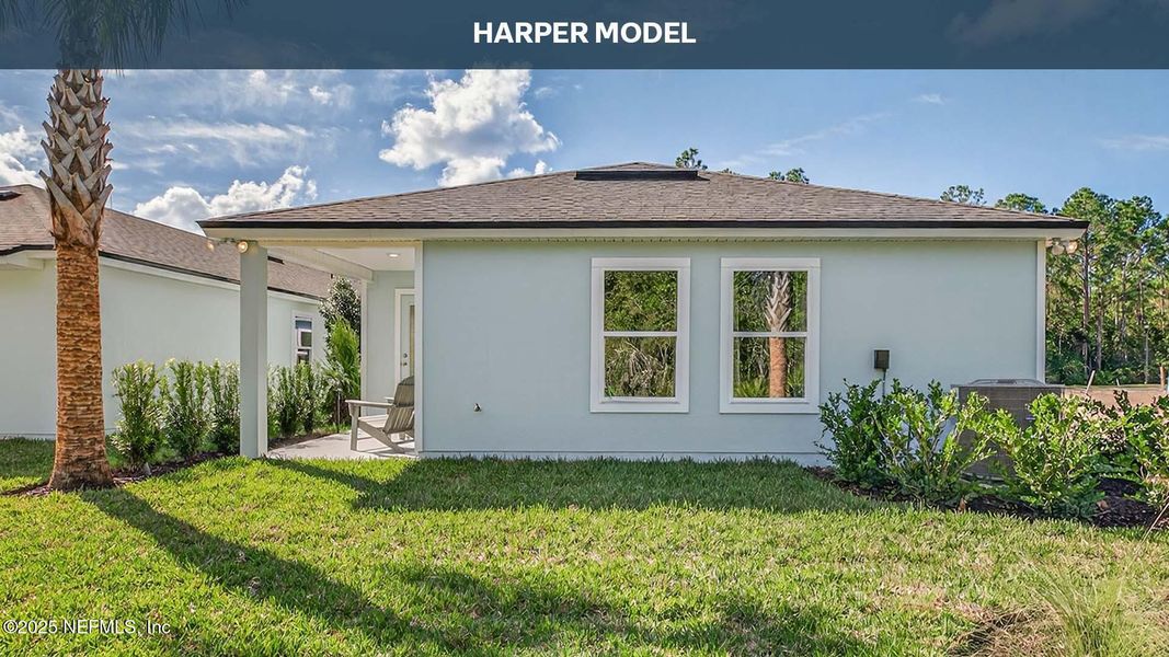 Exterior details and patio area of a home in , Bunnell (Image 3).