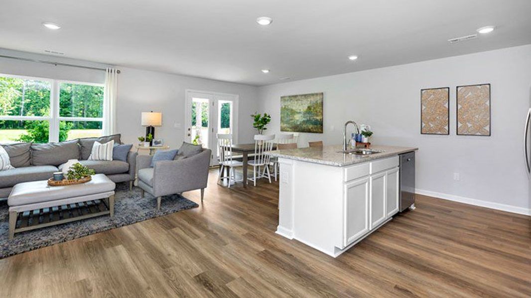 Furnished interior view inside a new home in Bailey Park, Fayetteville (Image 14).