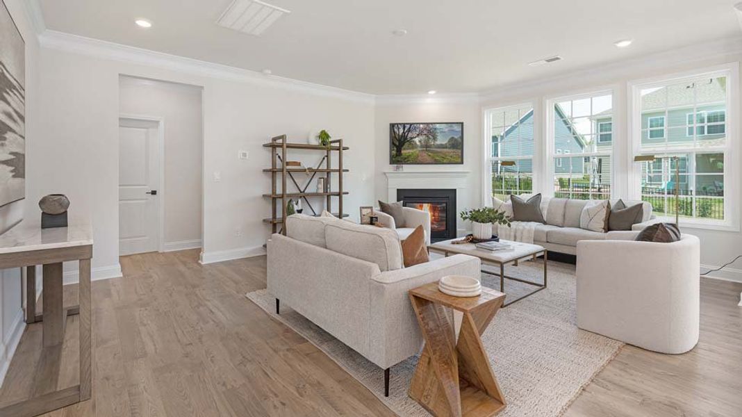 Furnished interior view inside a new home in Sylvan Creek, Denver (Image 12).
