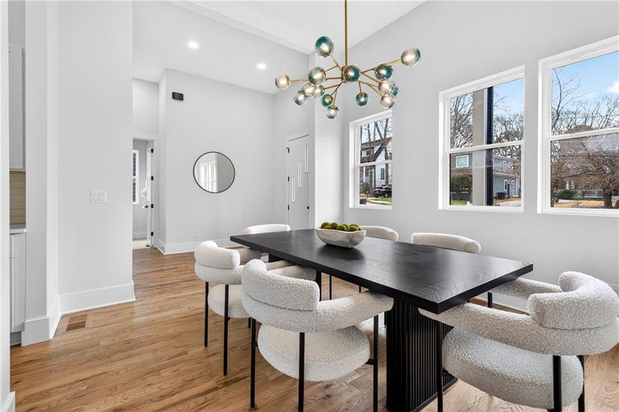Furnished interior view inside a new home in , Atlanta (Image 19).