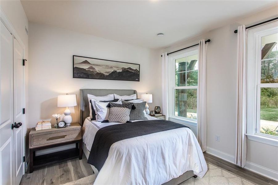 Furnished interior view inside a new home in Hopewell Reserve, Cumming (Image 3). Furnished interior view inside a new home in Hopewell Reserve, Cumming (Image 3).