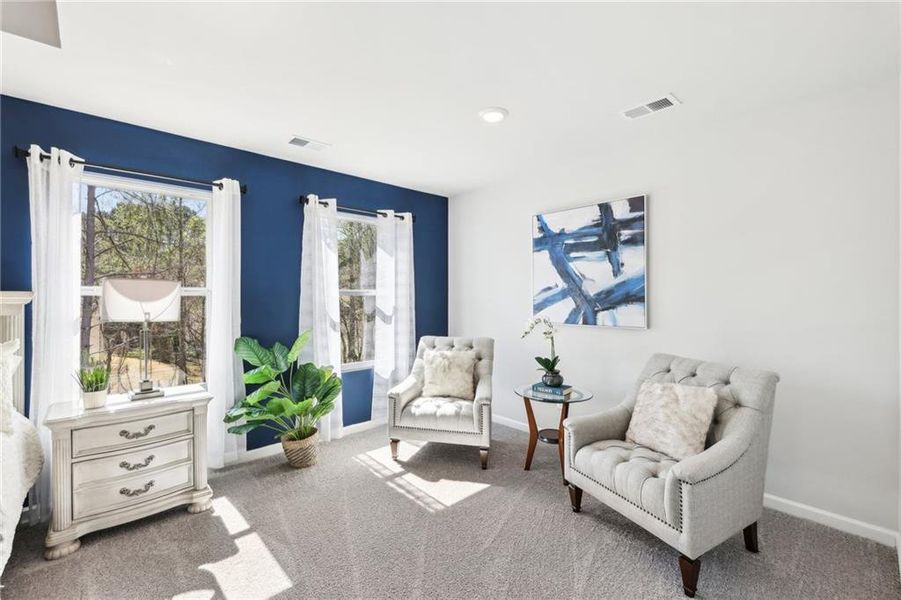 Furnished interior view inside a new home in The Hills at Cedar Creek, Winder (Image 30).
