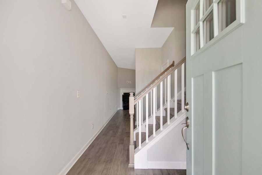 Representative unfurnished interior of a home built from the Springfield by Caviness & Cates Communities in Sutherland Station at Olde Liberty, Franklinton (Image 87). Representative unfurnished interior of a home built from the Springfield by Caviness & Cates Communities in Sutherland Station at Olde Liberty, Franklinton (Image 87).