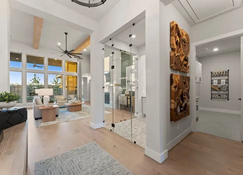 Furnished interior view inside a new home in Fulshear Lakes Gardens, Fulshear (Image 4). Furnished interior view inside a new home in Fulshear Lakes Gardens, Fulshear (Image 4).