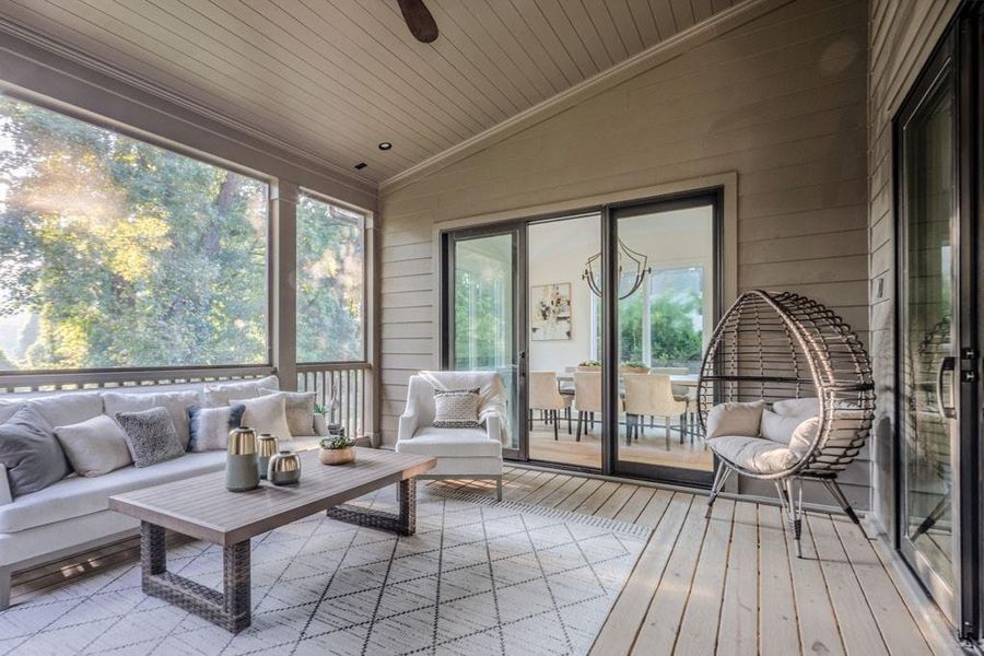 Furnished interior view inside a new home in , Atlanta (Image 5).