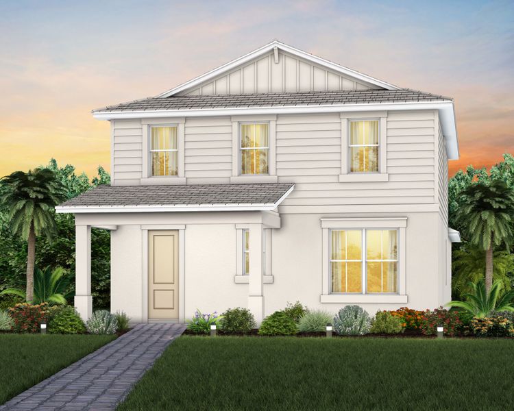 Representative exterior photo of a completed home built from the Mabel II by Pulte Homes in SeaFlower, Bradenton, FL (Image 28). Representative exterior photo of a completed home built from the Mabel II by Pulte Homes in SeaFlower, Bradenton, FL (Image 28).