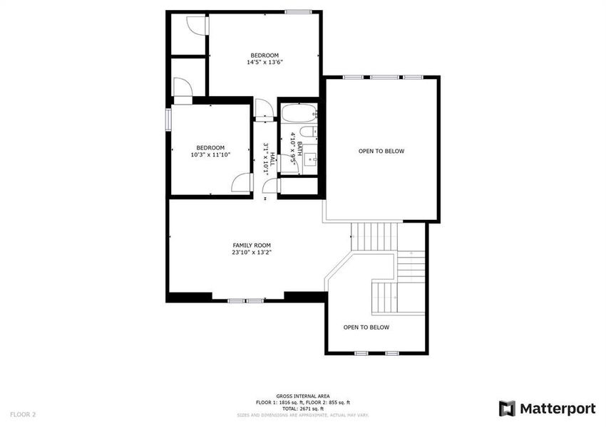 Second Floor Diagram