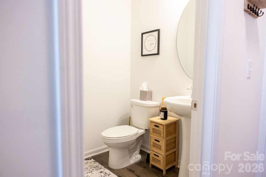 Main floor half bath Main floor half bath