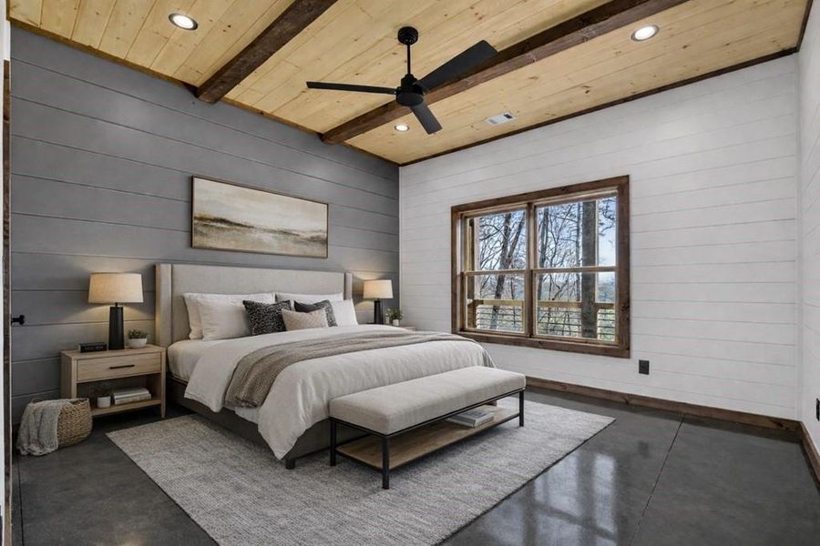 Furnished interior view inside a new home in , Ellijay (Image 8).