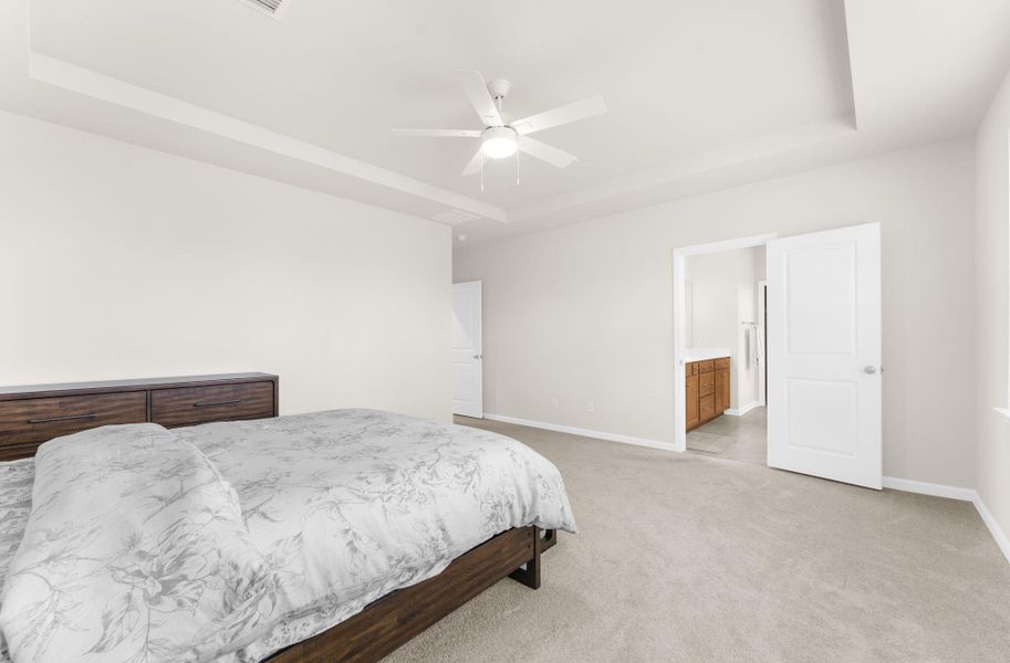 Furnished interior view inside a new home in The Groves of Berkeley, Moncks Corner (Image 41).
