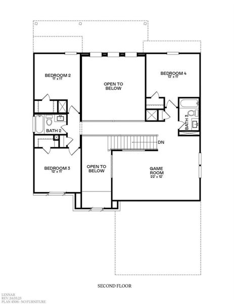 2D floor plan layout of this home in The Preserve at Rosenberg, Rosenberg, TX (Image 4). 2D floor plan layout of this home in The Preserve at Rosenberg, Rosenberg, TX (Image 4).
