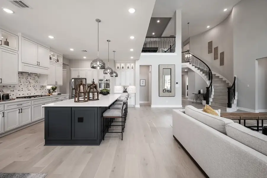 Furnished interior view inside a new home in Harvest Green 75′, Richmond (Image 11).