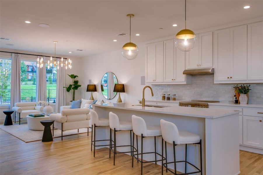 Furnished interior view inside a new home in , Dallas (Image 26). Furnished interior view inside a new home in , Dallas (Image 26).