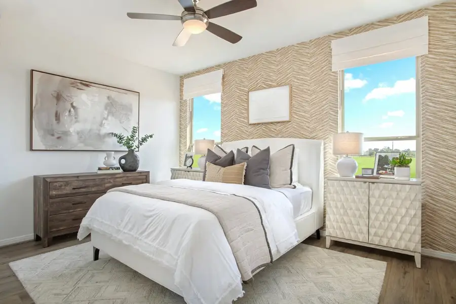 Representative furnished interior of a home built from the 1242 Modeled by KB Home in Bauer Meadows, Hockley (Image 6). Representative furnished interior of a home built from the 1242 Modeled by KB Home in Bauer Meadows, Hockley (Image 6).