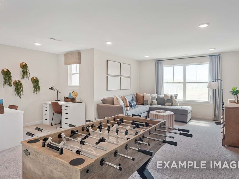Representative furnished interior of a home built from the The Ridgeport C by Davidson Homes LLC in Woods Crossing, Gallatin (Image 20).