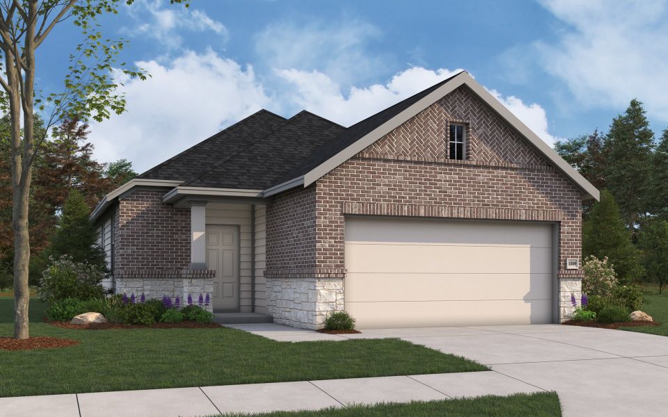 Rendering of floor plan. Colors and features may differ from shown representation.