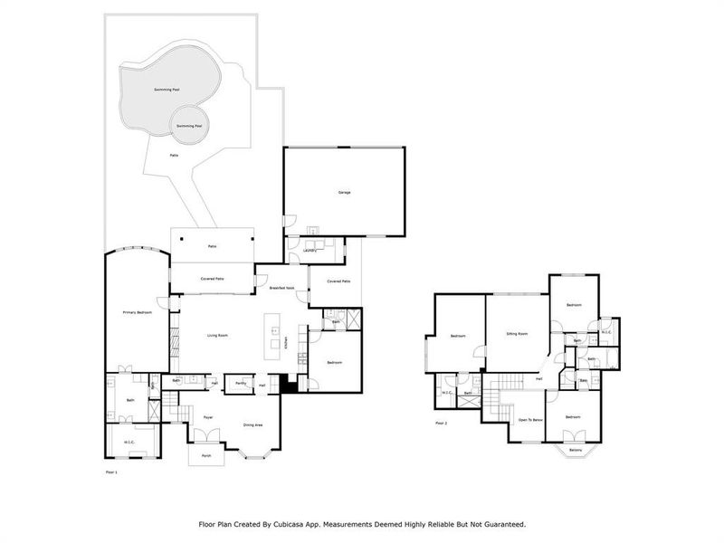 2D floor plan layout of this home in , Plano, TX (Image 5).