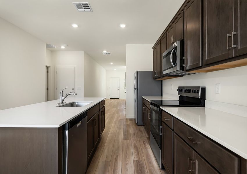 Enjoy cooking your favorite meals on spacious countertop spaces.