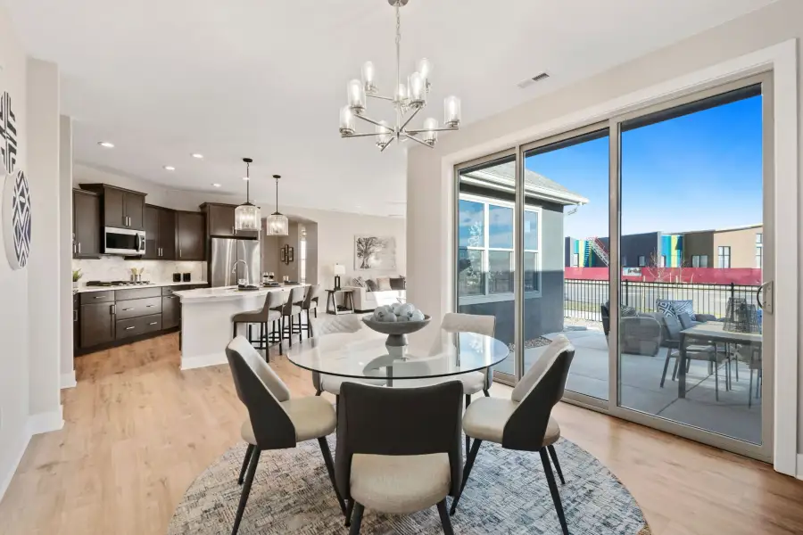 Furnished interior view inside a new home in The Courtyards at Lupton Village, Fort Lupton (Image 15).