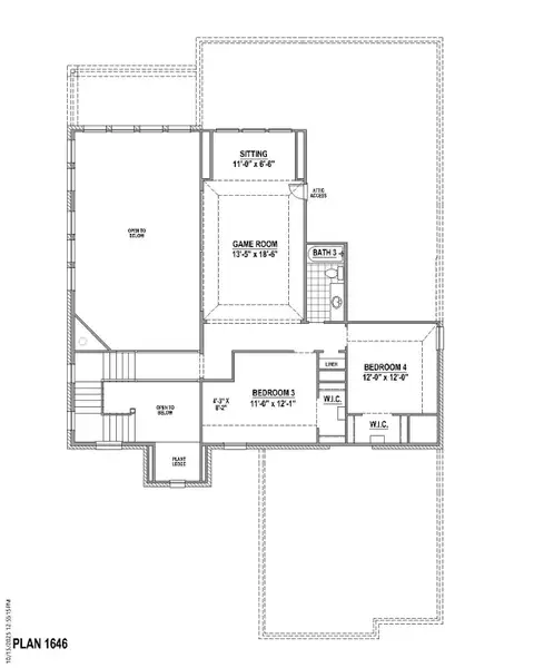 Plan 1646 2nd Floor Plan 1646 2nd Floor