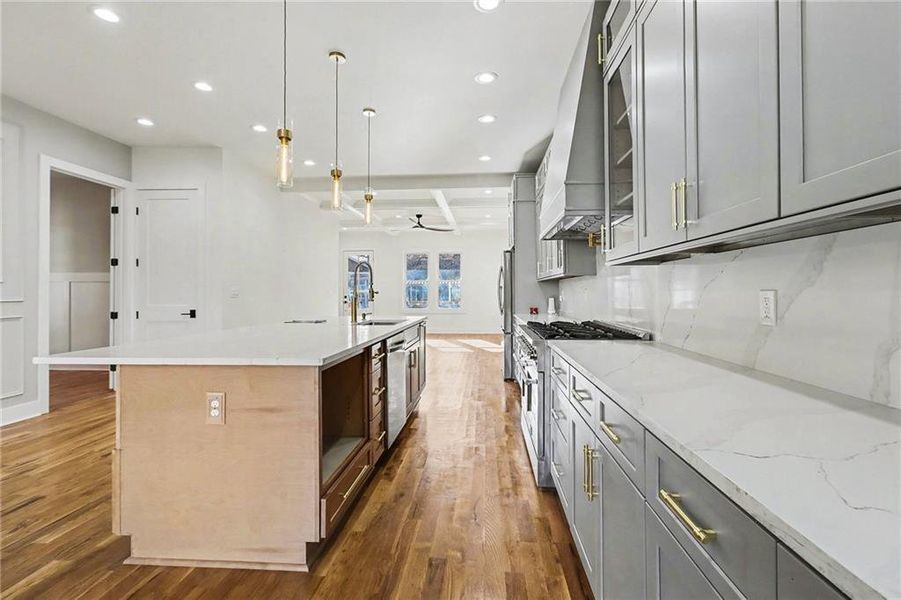 Furnished interior view inside a new home in , Atlanta (Image 14).