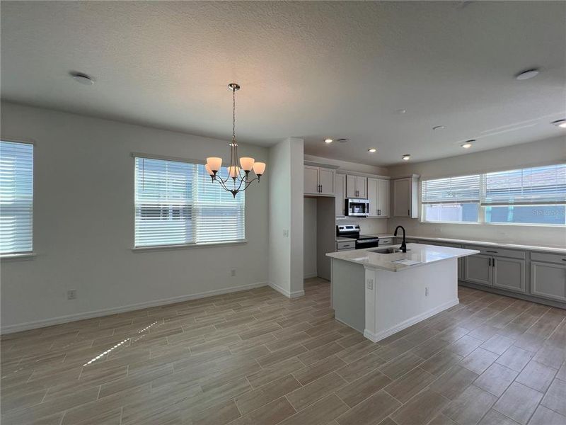 Furnished interior view inside a new home in Northlake Townhomes, Winter Garden (Image 5). Furnished interior view inside a new home in Northlake Townhomes, Winter Garden (Image 5).