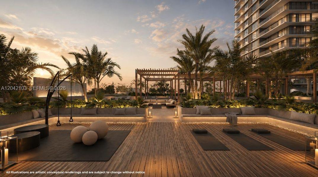 Condo located in Miami, FL showcasing its design and architecture (Image 2). Condo located in Miami, FL showcasing its design and architecture (Image 2).