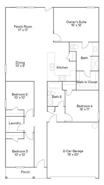 2D floor plan layout of this home in Trails at Woodhaven Lakes, La Marque, TX (Image 3). 2D floor plan layout of this home in Trails at Woodhaven Lakes, La Marque, TX (Image 3).