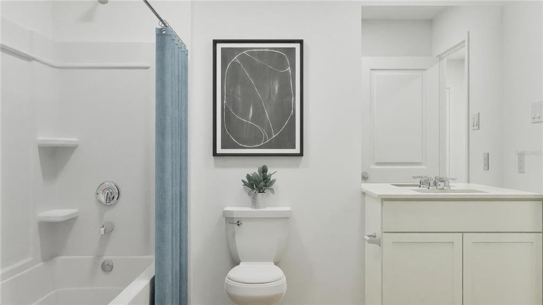 Furnished interior view inside a new home in Westview, Kissimmee (Image 12). Furnished interior view inside a new home in Westview, Kissimmee (Image 12).