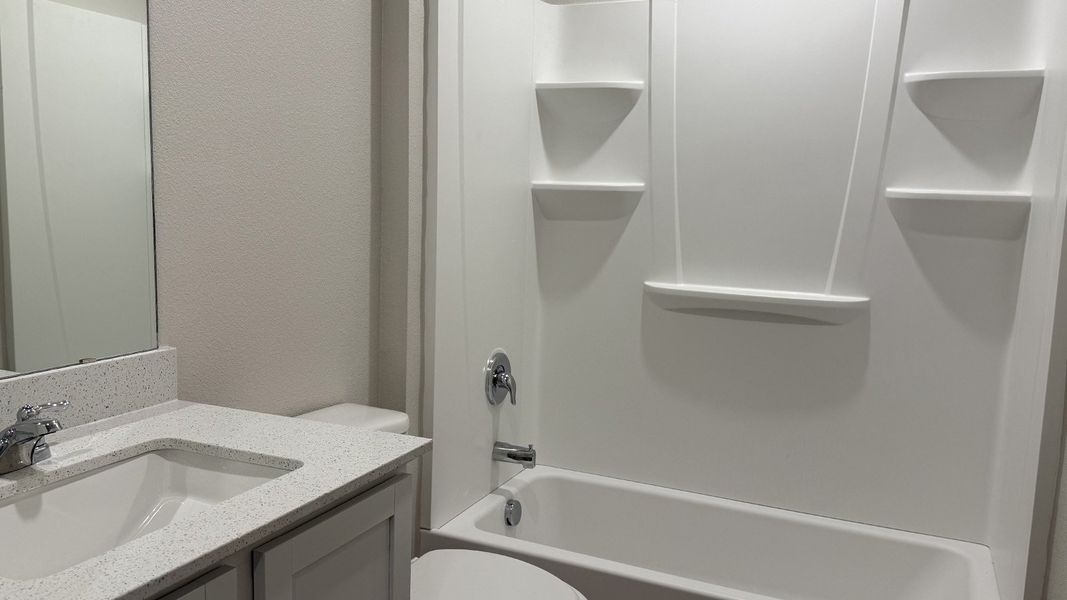 Furnished interior view inside a new home in London Towne, Corpus Christi (Image 8).