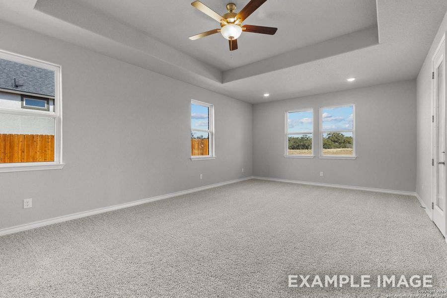 Representative unfurnished interior of a home built from the The Oxford F by Davidson Homes LLC in Potranco Oaks, Castroville (Image 23). Representative unfurnished interior of a home built from the The Oxford F by Davidson Homes LLC in Potranco Oaks, Castroville (Image 23).