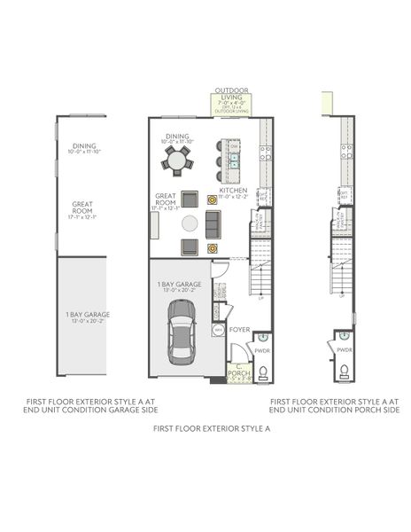 2D floor plan layout of this home in Fifteen 15 Cannon, Charlotte, NC (Image 2). 2D floor plan layout of this home in Fifteen 15 Cannon, Charlotte, NC (Image 2).