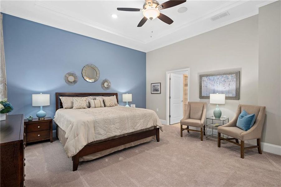 Furnished interior view inside a new home in , Gainesville (Image 27).