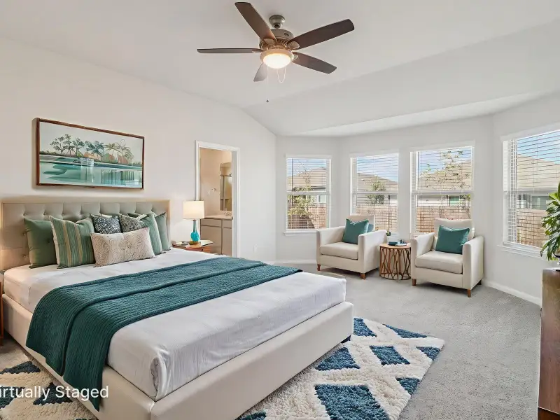 Furnished interior view inside a new home in Thomas Pond, San Antonio (Image 4).