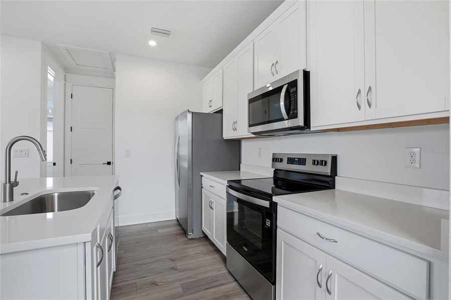 Furnished interior view inside a new home in , St. Petersburg (Image 36).