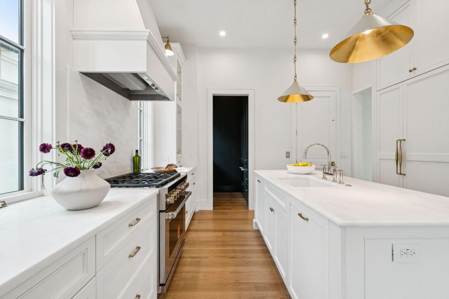 Furnished interior view inside a new home in , Charleston (Image 42).