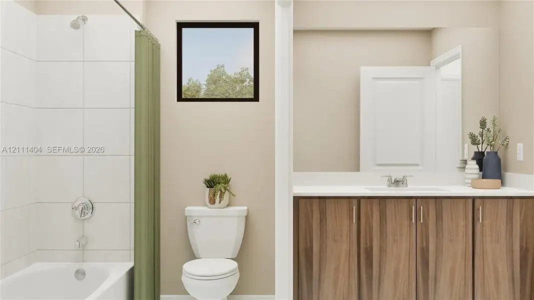 Furnished interior view inside a new home in Solterra, Sunrise (Image 18).