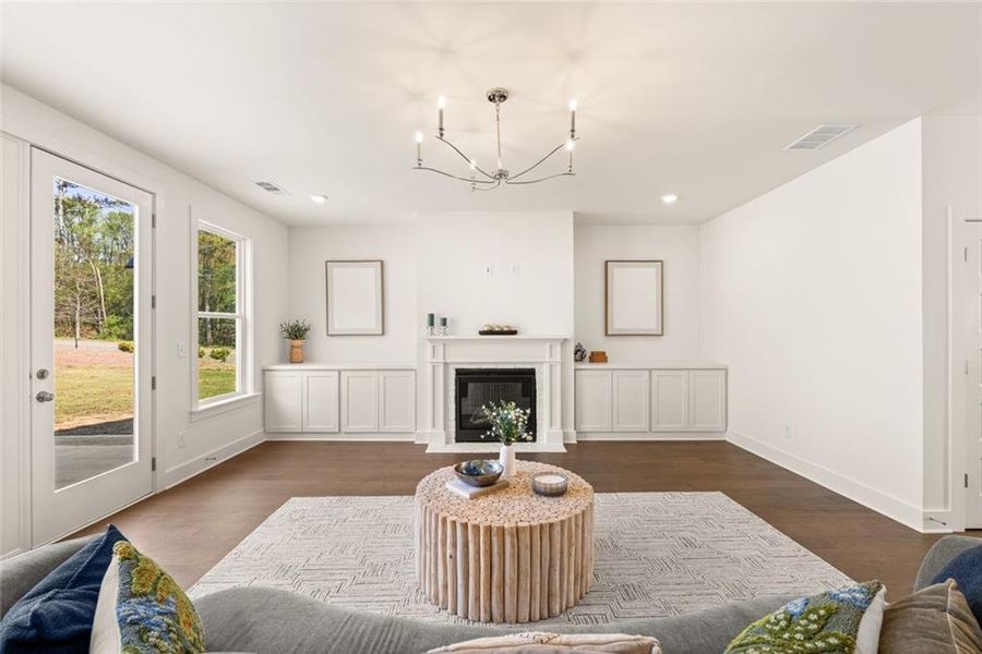 Furnished interior view inside a new home in , Gainesville (Image 49).