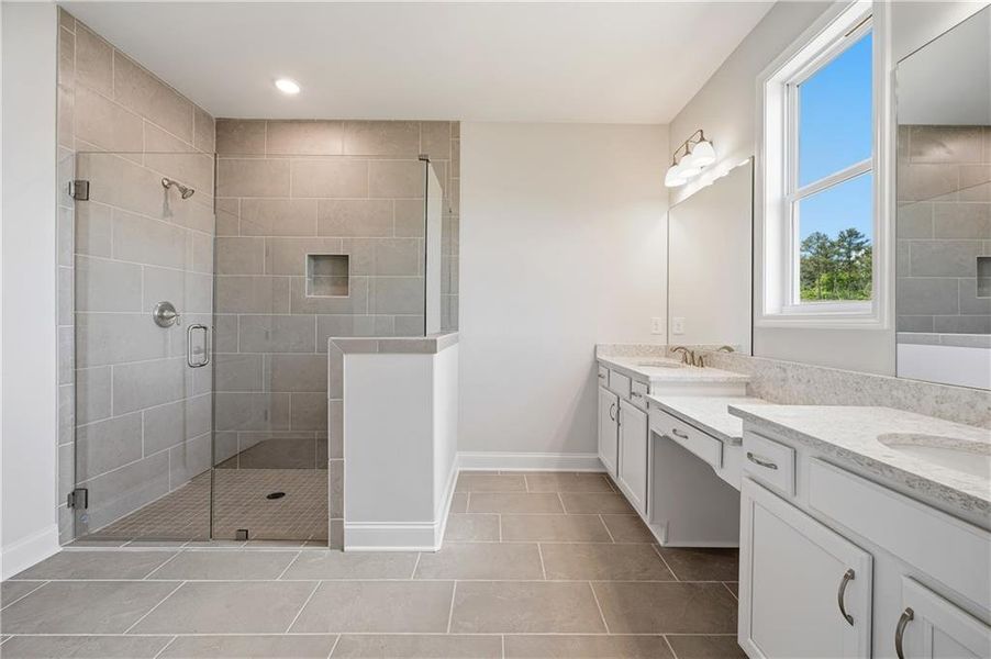 Furnished interior view inside a new home in , Hiram (Image 14).