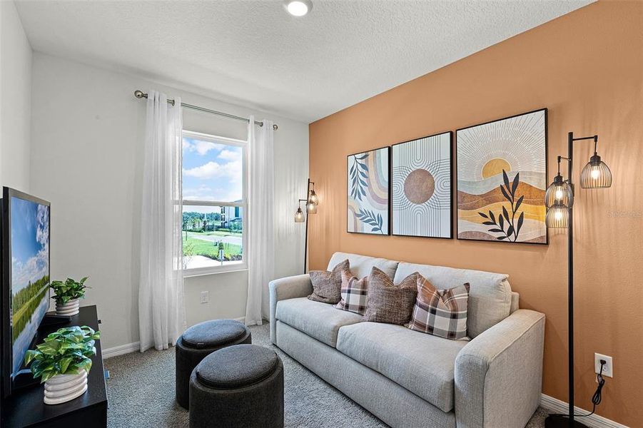 Furnished interior view inside a new home in , Orlando (Image 10). Furnished interior view inside a new home in , Orlando (Image 10).