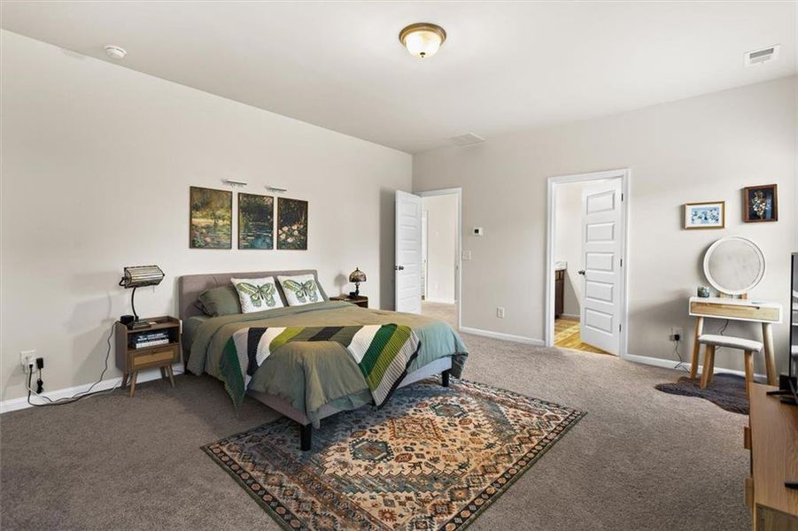 Furnished interior view inside a new home in Garrett Preserve, Hiram (Image 10).