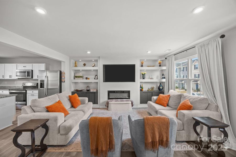 Furnished interior view inside a new home in , Charlotte (Image 25).