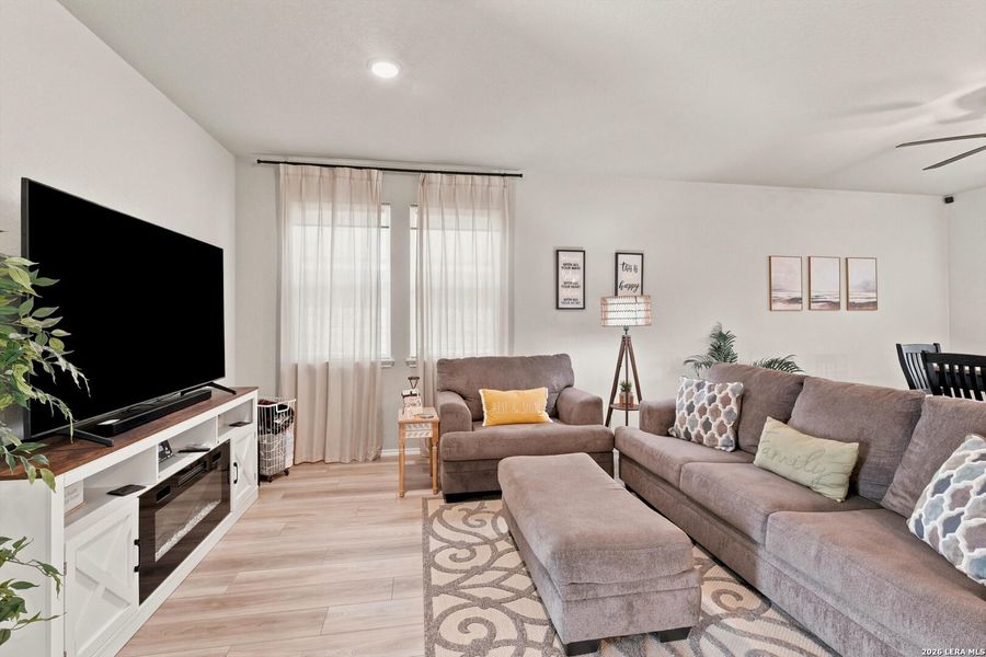 Furnished interior view inside a new home in Horizon Pointe, Converse (Image 9).