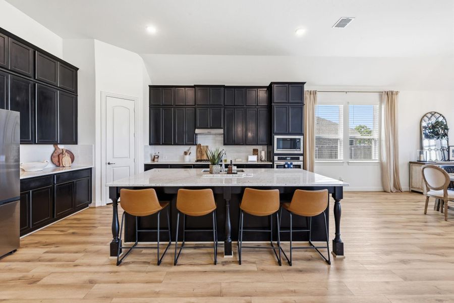 Furnished interior view inside a new home in , Old River-Winfree (Image 16).