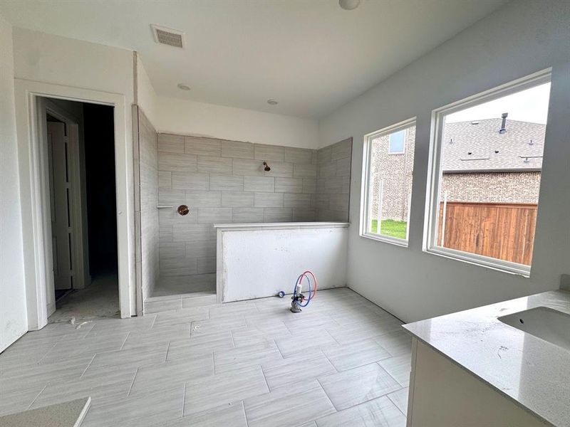 Primary Bathroom Construction Progress