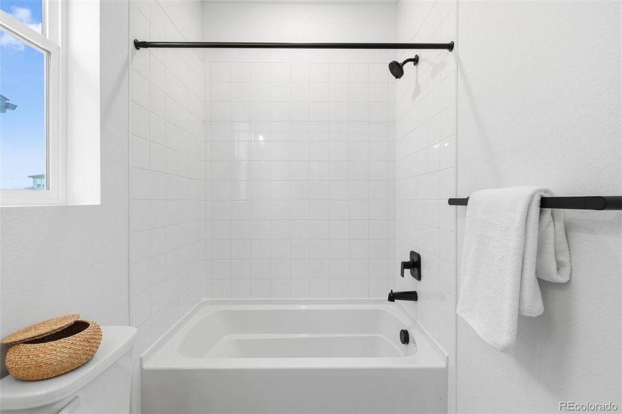 Close-up of interior finishes inside a home in The Cottages Collection at Ridgeline Vista, Brighton (Image 20).