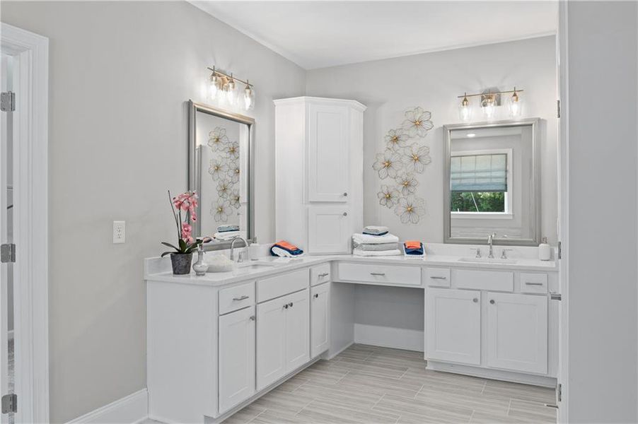 Furnished interior view inside a new home in , Cumming (Image 43).