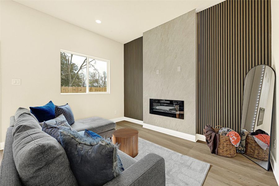 Furnished interior view inside a new home in , Houston (Image 7).