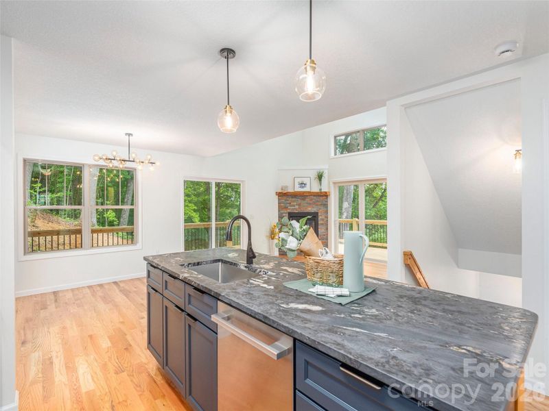 Furnished interior view inside a new home in , Waynesville (Image 7).